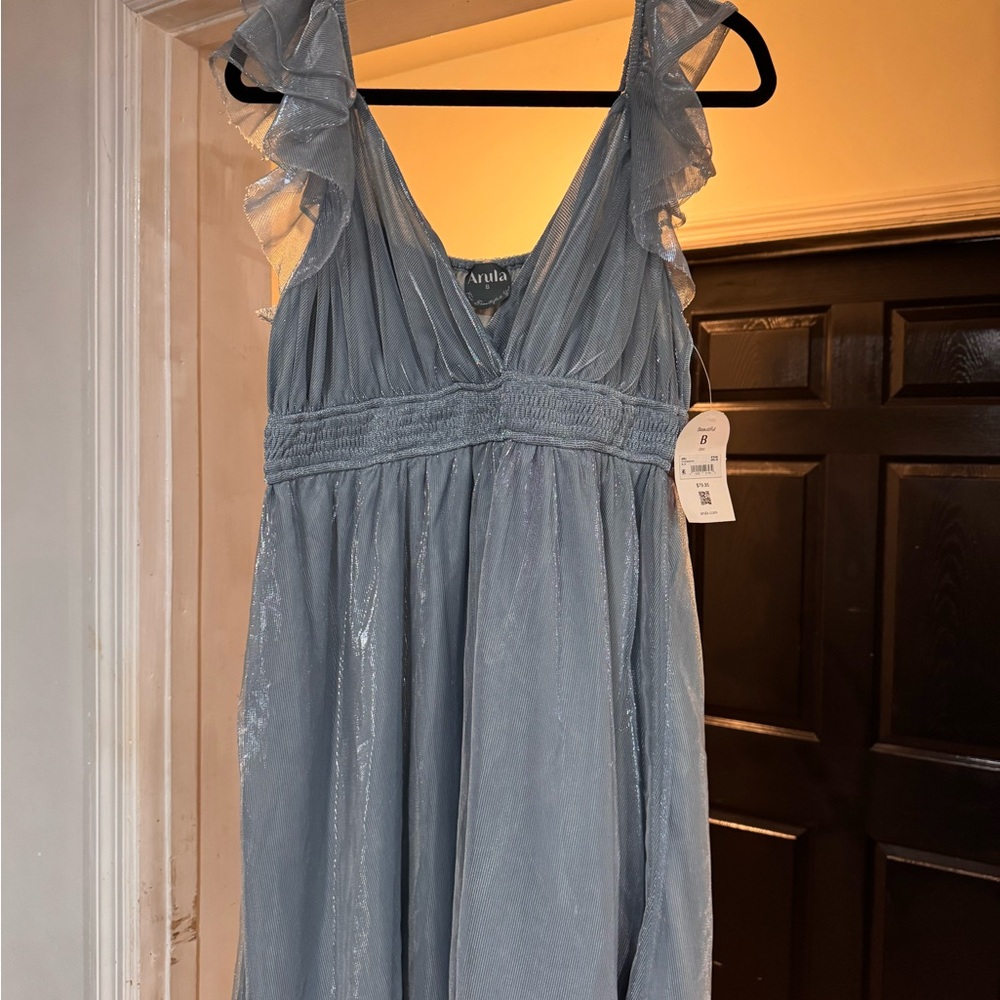 Aura Sparkling Blue Dress